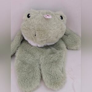 Leap into fun with the Petlou 13" Floppy Frog Plush Dog Toy Crinkle Squeak